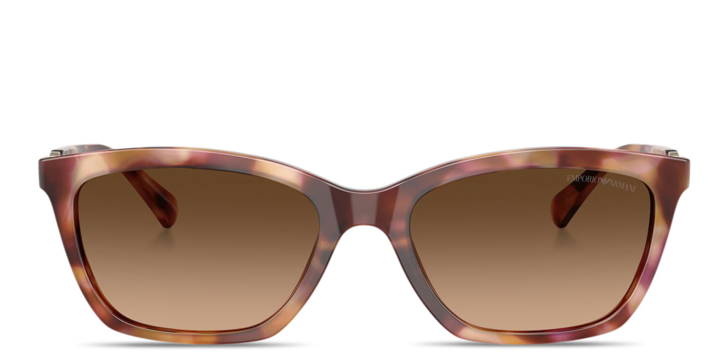 Emporio Armani Eaglo Logo Cat-Eye Sunglasses in Havana – Product Photo 0