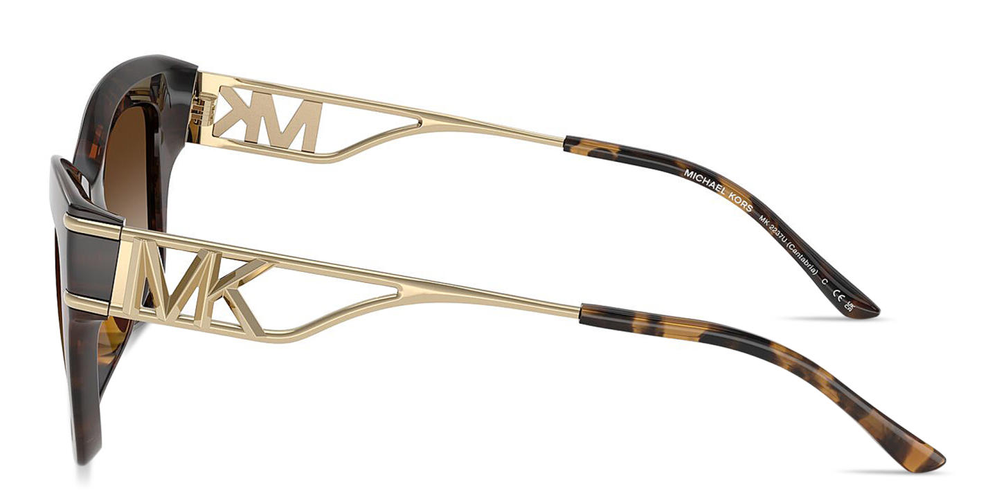 Michael Kors Cantabria Square Sunglasses in Tortoise – Product Photo 2
