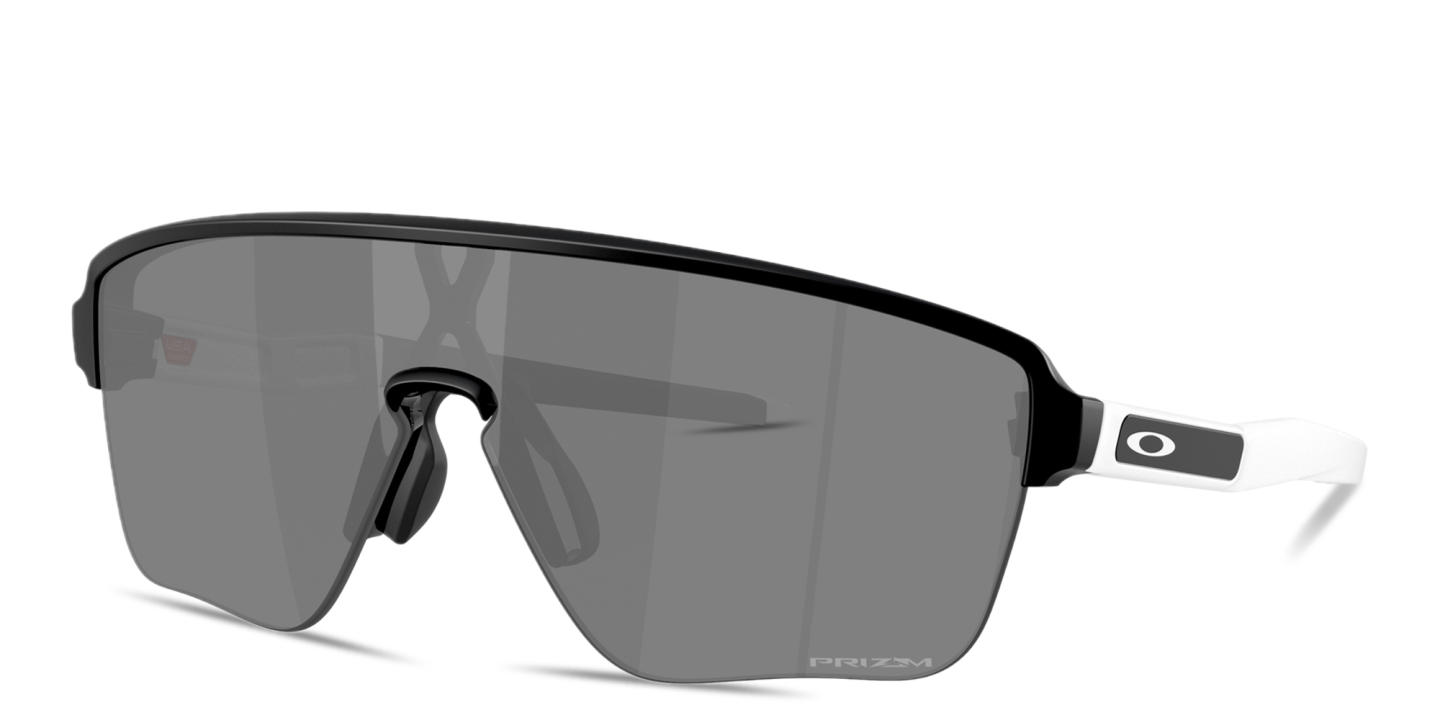 Oakley Corridor SQ Half-Rim Rectangle Sunglasses in Black – Product Photo 1