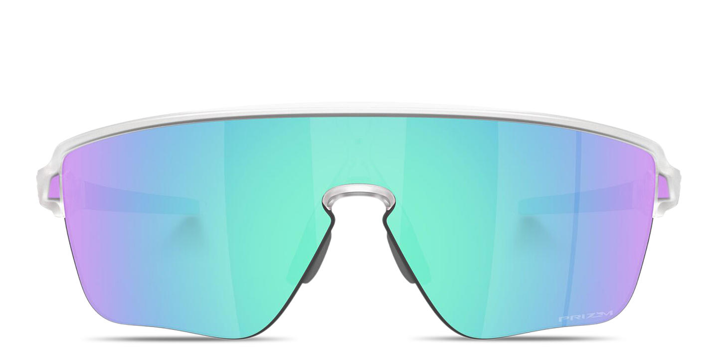 Oakley Corridor SQ Half-Rim Rectangle Sunglasses in Clear – Product Photo 0