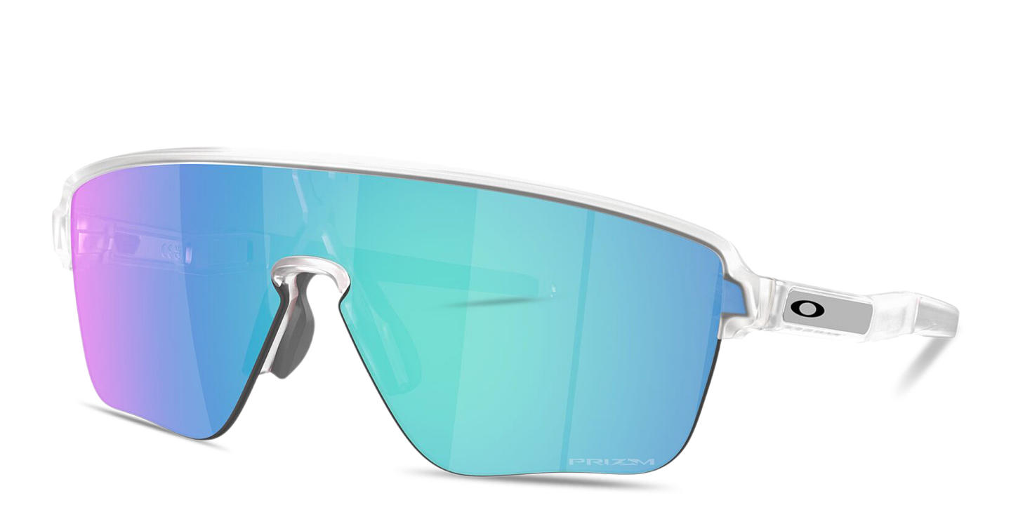 Oakley Corridor SQ Half-Rim Rectangle Sunglasses in Clear – Product Photo 1