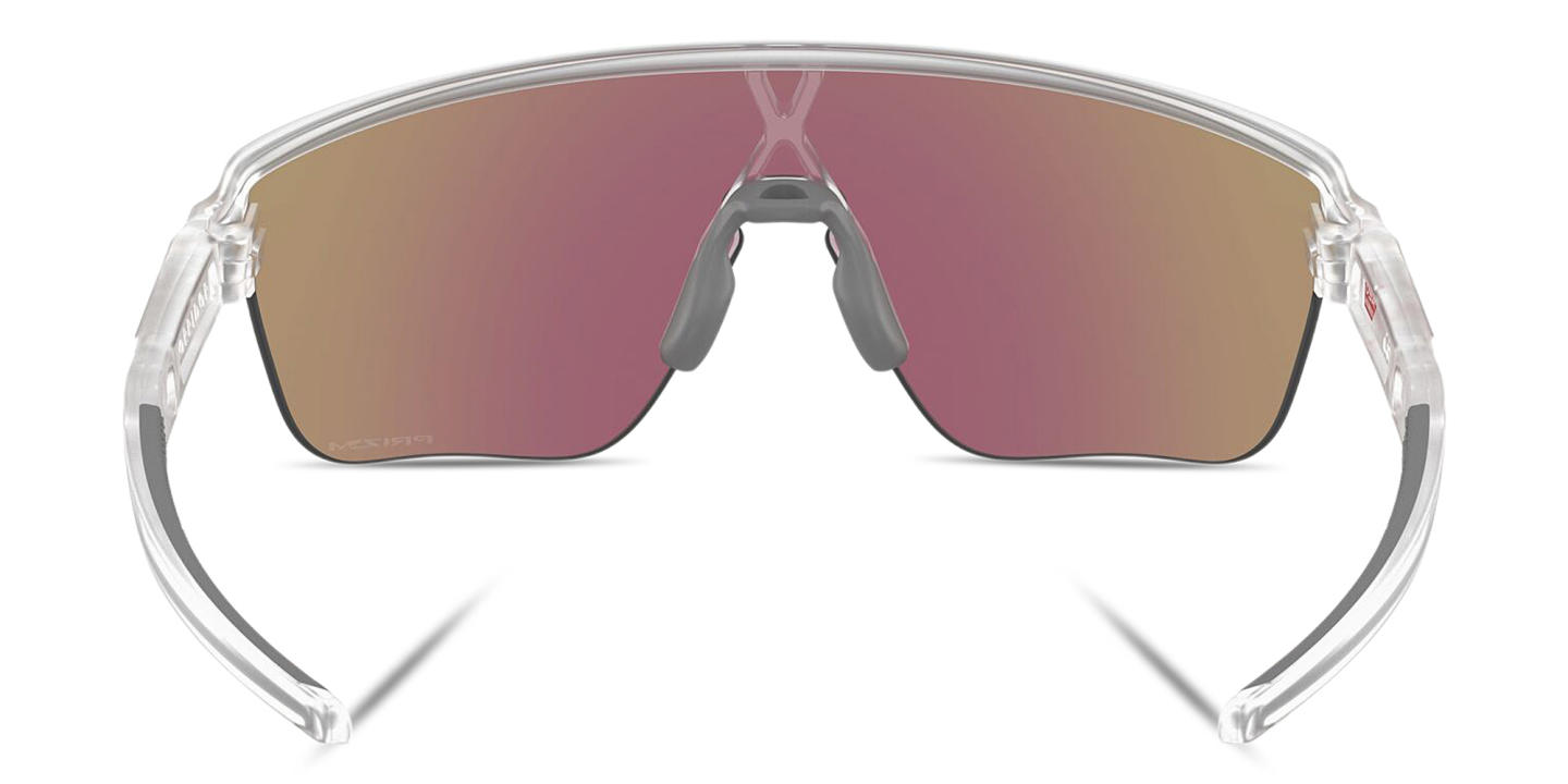 Oakley Corridor SQ Half-Rim Rectangle Sunglasses in Clear – Product Photo 3