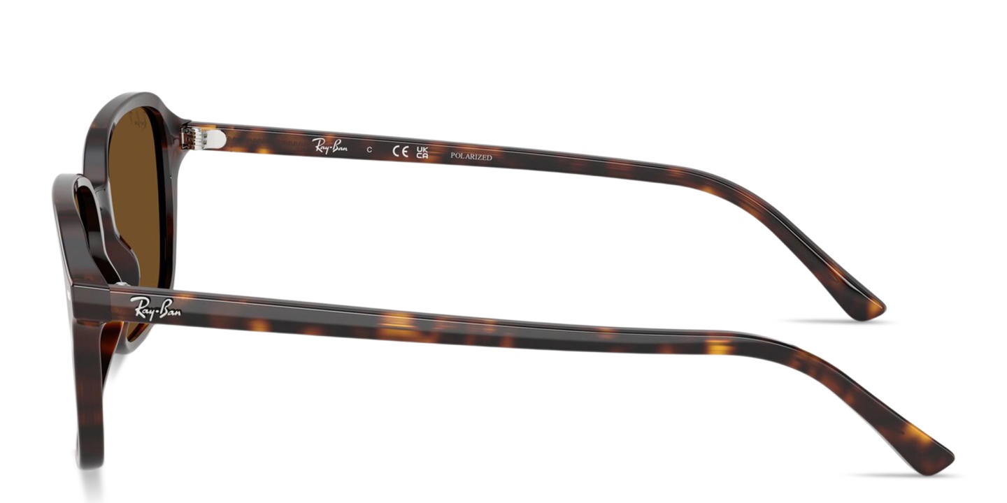 Shop Ray-Ban Raimond Unisex Square Sunglasses in Havana online.