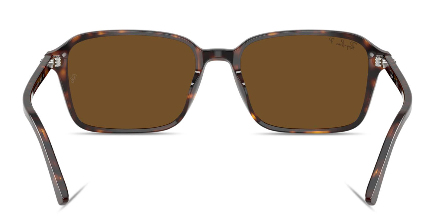 Shop Ray-Ban Raimond Unisex Square Sunglasses in Havana online.