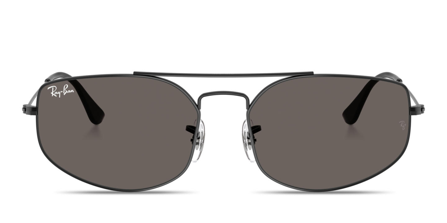 Shop Ray-Ban Explorer 5 Unisex Irregular Sunglasses in Black online.