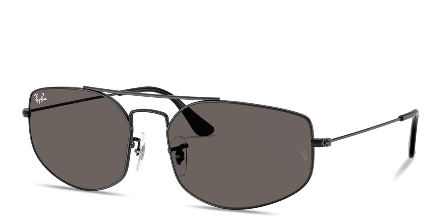 Shop Ray-Ban Explorer 5 Unisex Irregular Sunglasses in Black online.