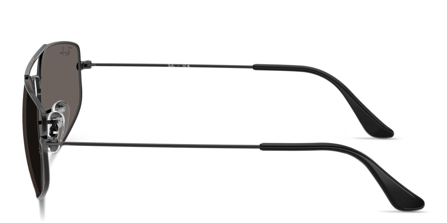 Shop Ray-Ban Explorer 5 Unisex Irregular Sunglasses in Black online.