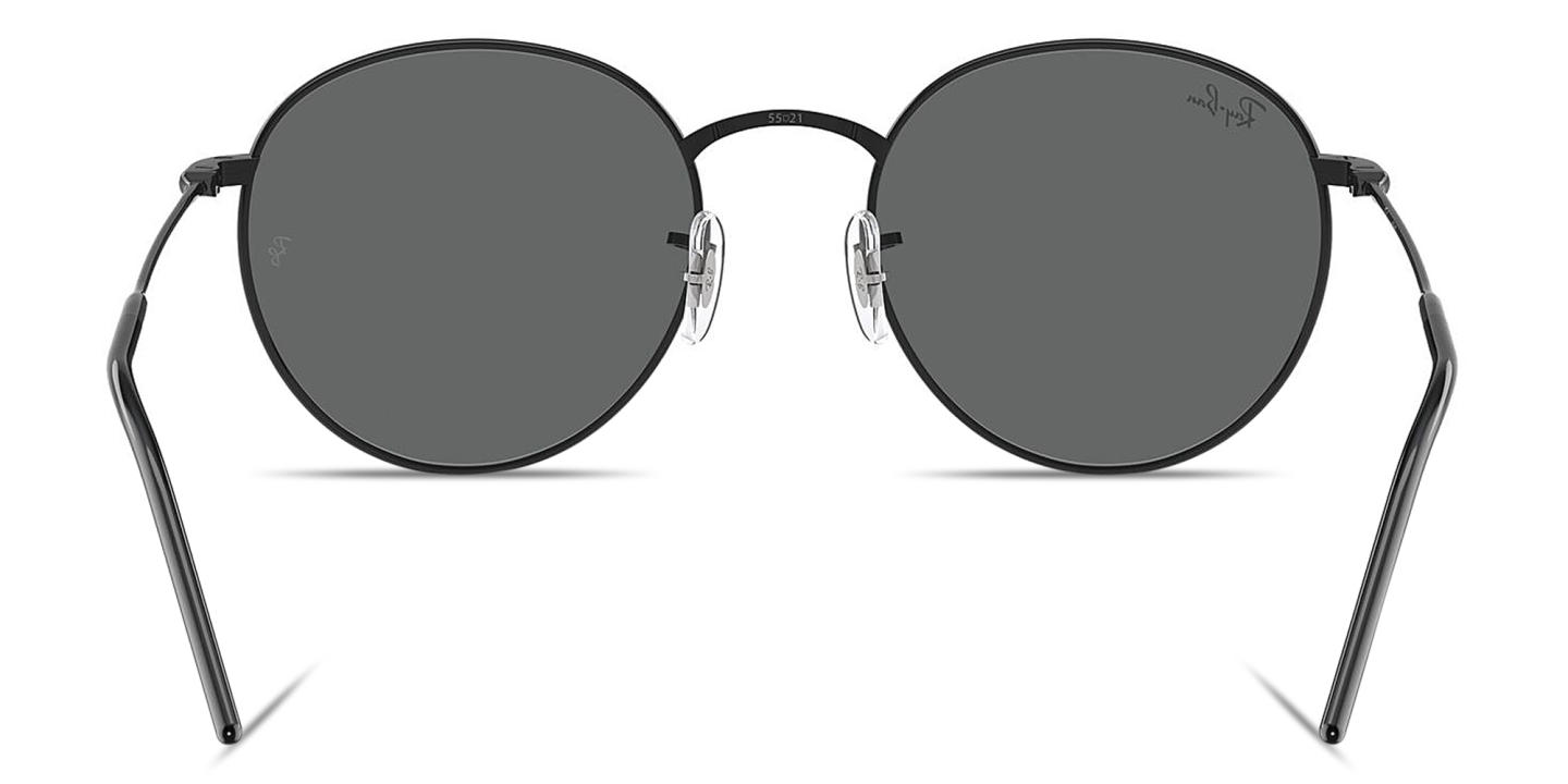 Shop Ray-Ban Round Reverse Unisex Panthos Sunglasses in Black online.
