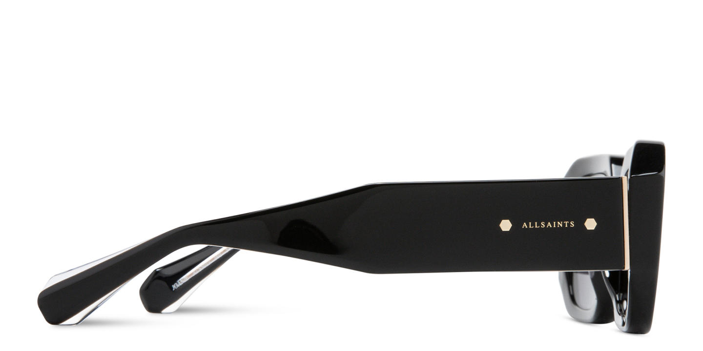 ALL SAINTS Logo Signature Rectangle Sunglasses in Black – Product Photo 2