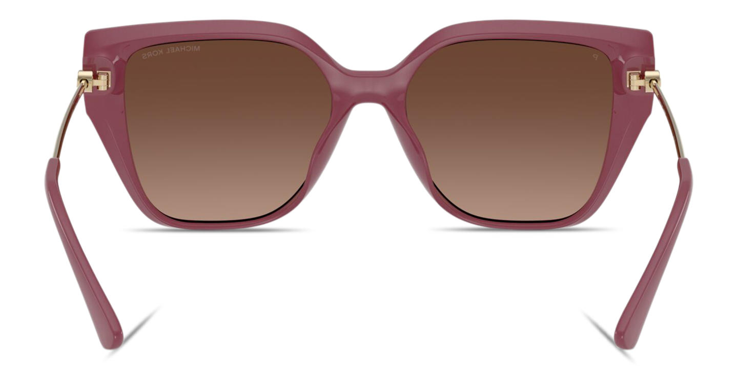 Shop Michael Kors St. Barths Square Sunglasses in Purple online.