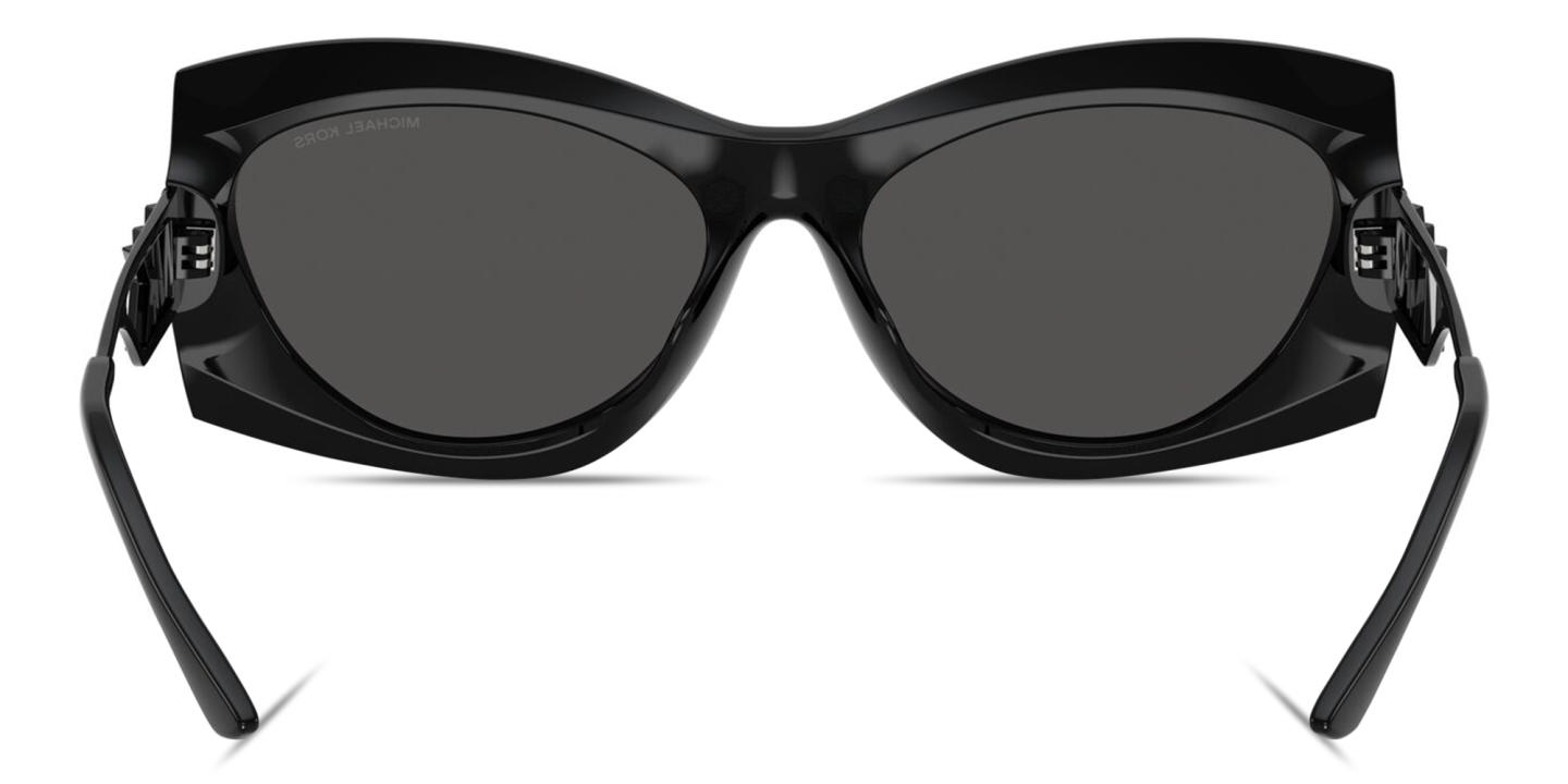 Michael Kors Navarra Irregular Sunglasses in Black – Product Photo 3