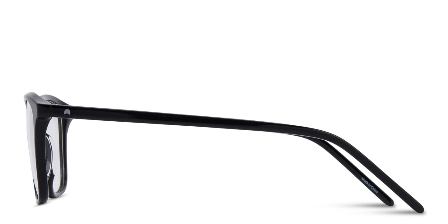 TRICE Logo Square Eyeglasses in Black – Product Photo 3
