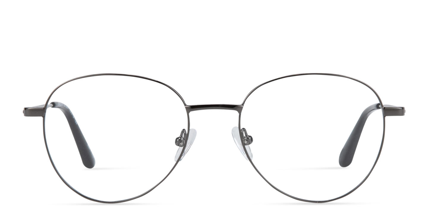Shop TRICE Logo Unisex Panthos Eyeglasses in Gunmetal online.