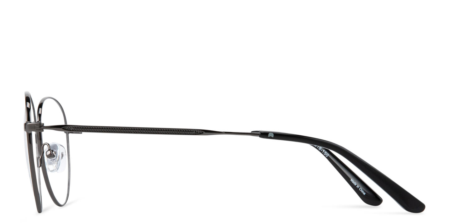 Shop TRICE Logo Unisex Panthos Eyeglasses in Gunmetal online.