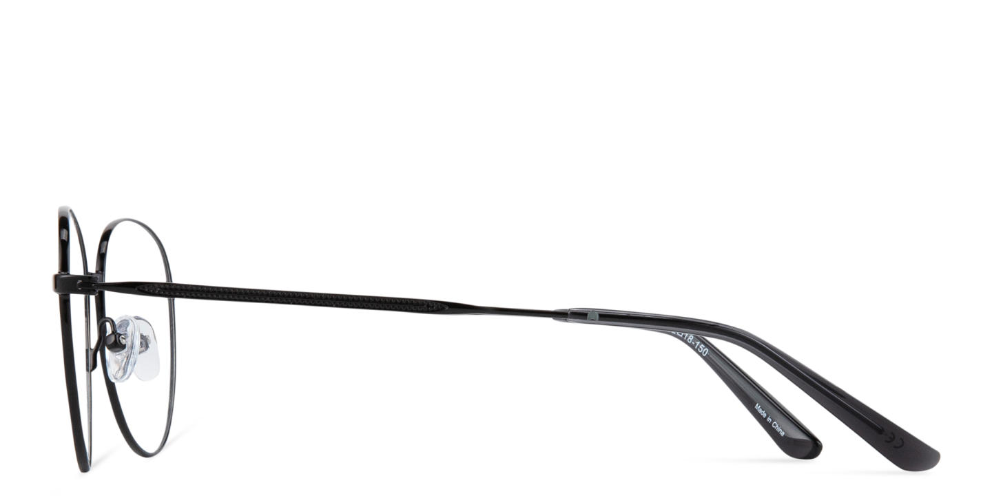 Shop TRICE Logo Unisex Panthos Eyeglasses in Black online.
