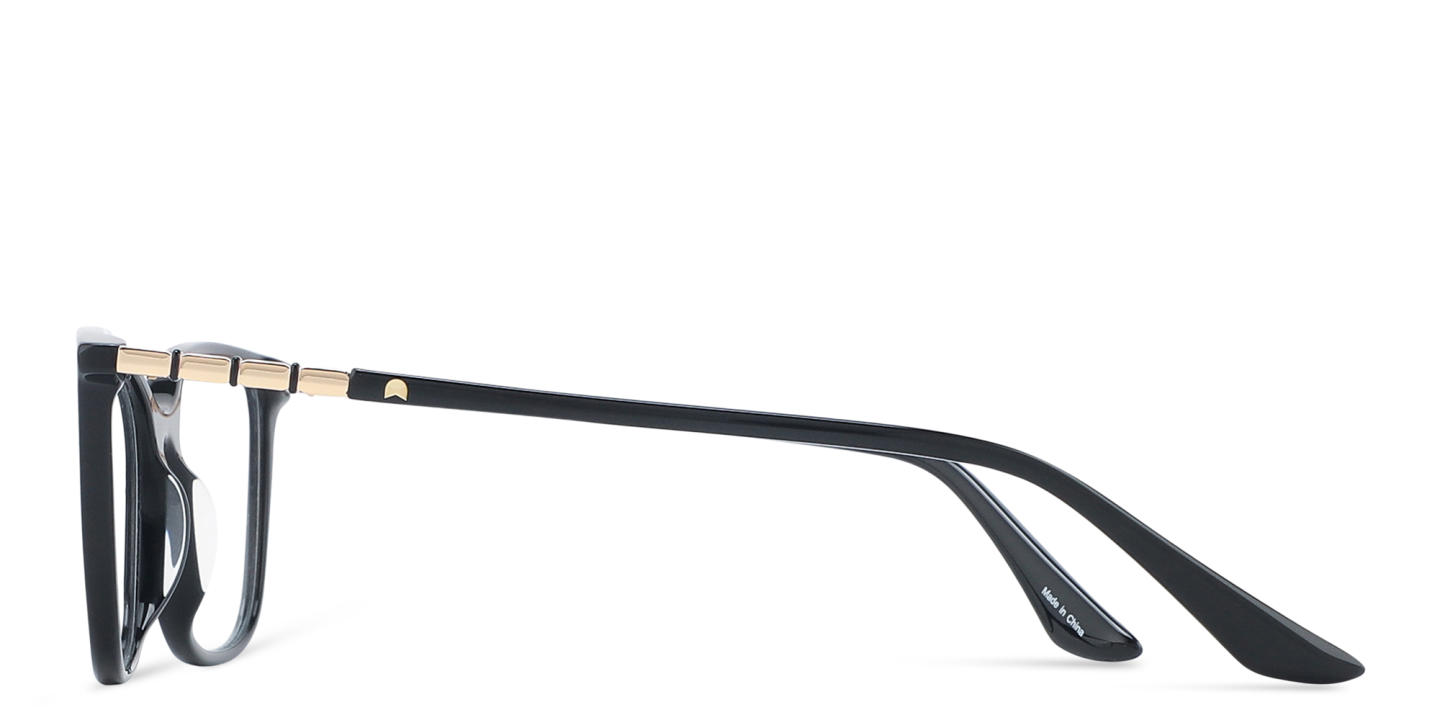 Shop TRICE Logo Cat-Eye Eyeglasses in Black online.