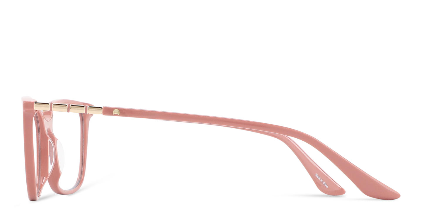 Shop TRICE Logo Cat-Eye Eyeglasses in Nude online.