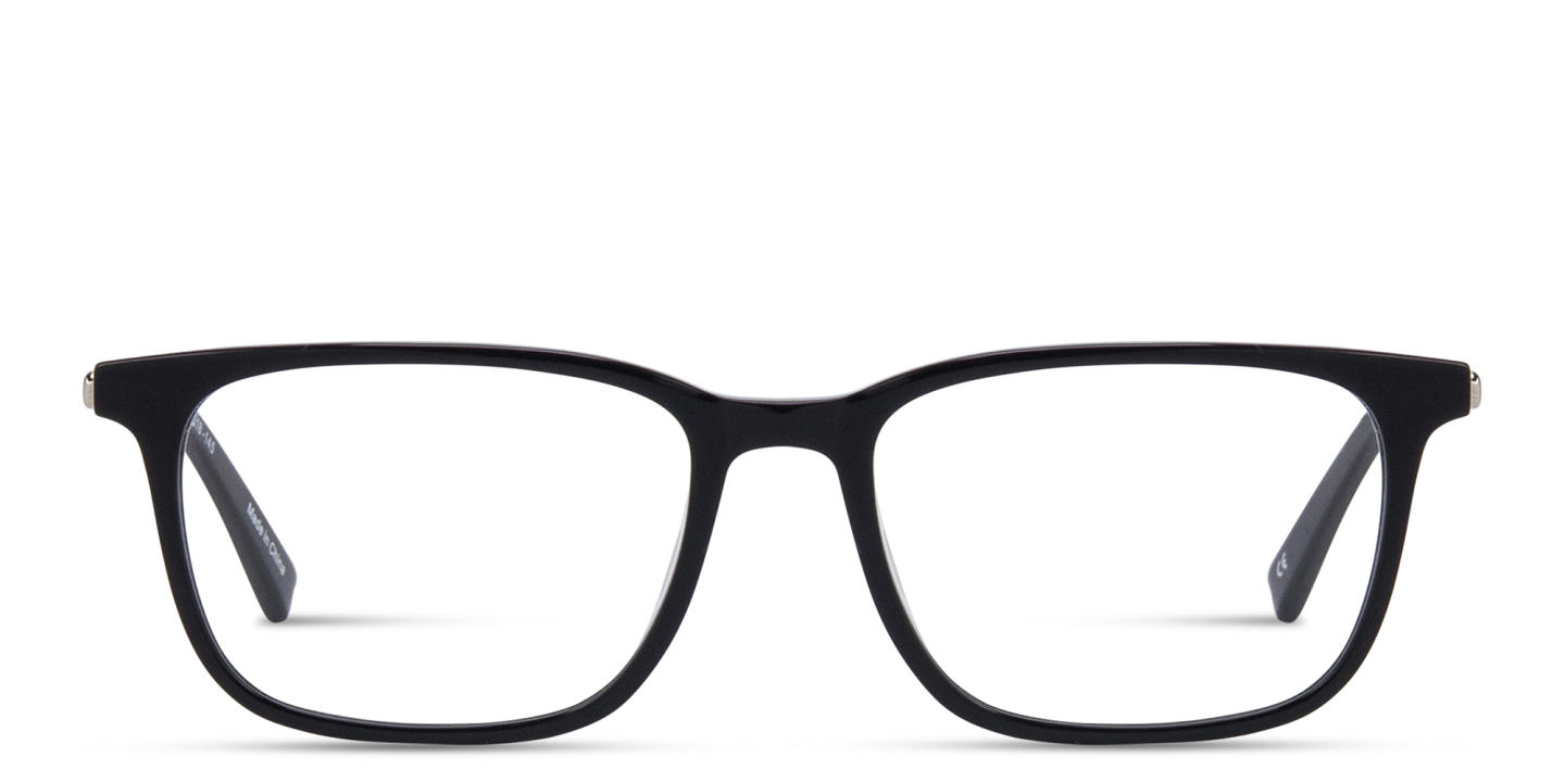 Shop TRICE Logo Rectangle Eyeglasses in Black online.