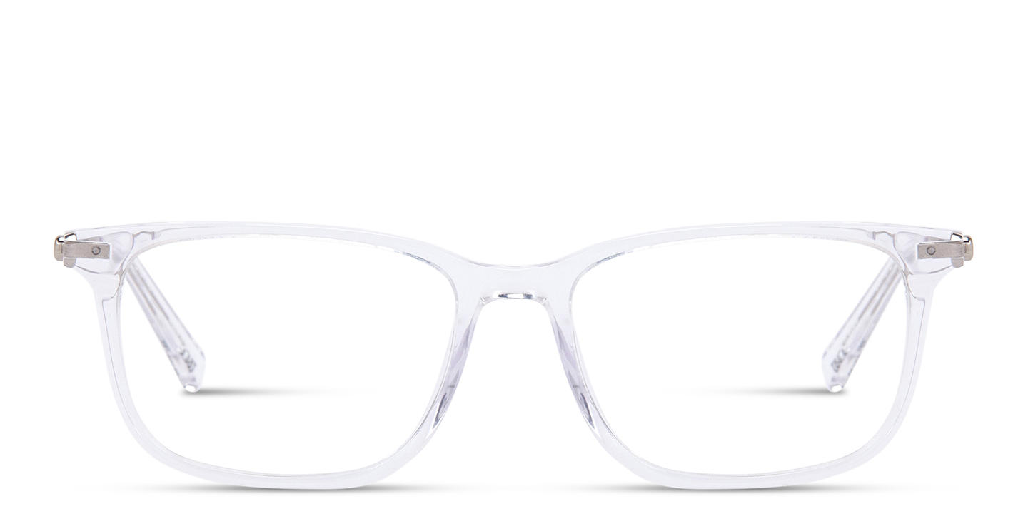 TRICE Logo Rectangle Eyeglasses in Clear – Product Photo 0
