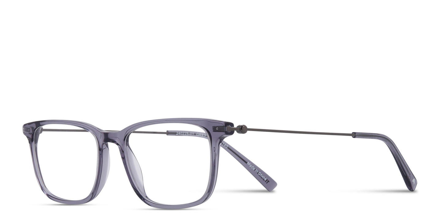 TRICE Logo Rectangle Eyeglasses in Grey – Product Photo 1