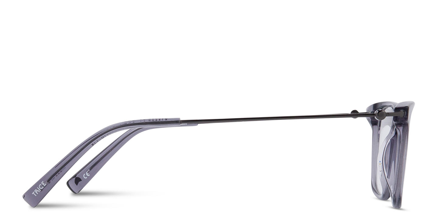 TRICE Logo Rectangle Eyeglasses in Grey – Product Photo 2