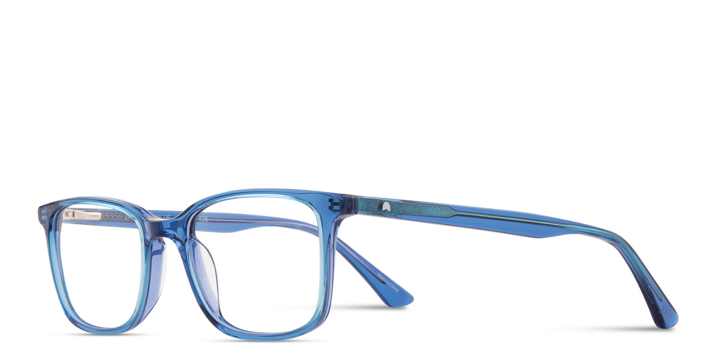 Shop TRICE Kids Rectangle Eyeglasses in Blue online.