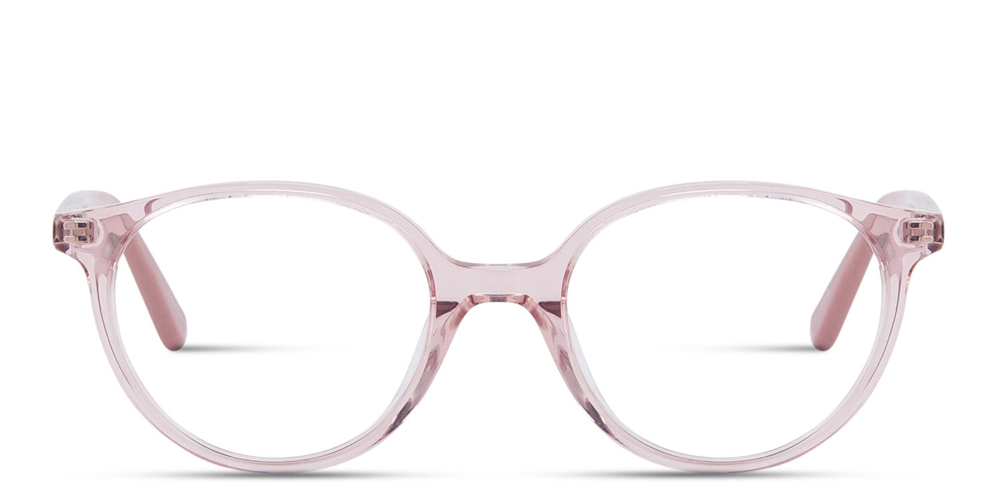 TRICE Kids Round Eyeglasses in Transparent Pink – Product Photo 0