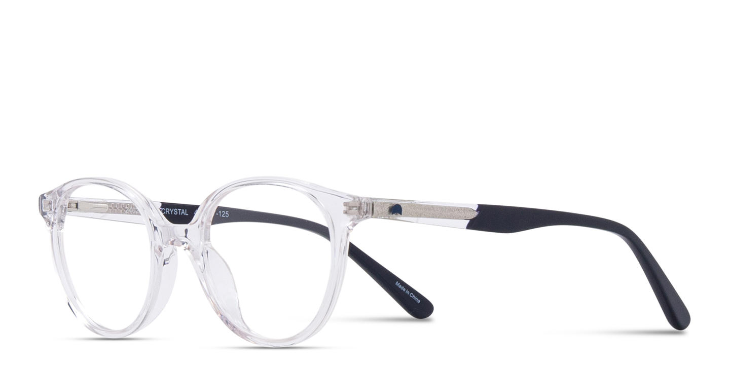 TRICE Kids Round Eyeglasses in Clear – Product Photo 1