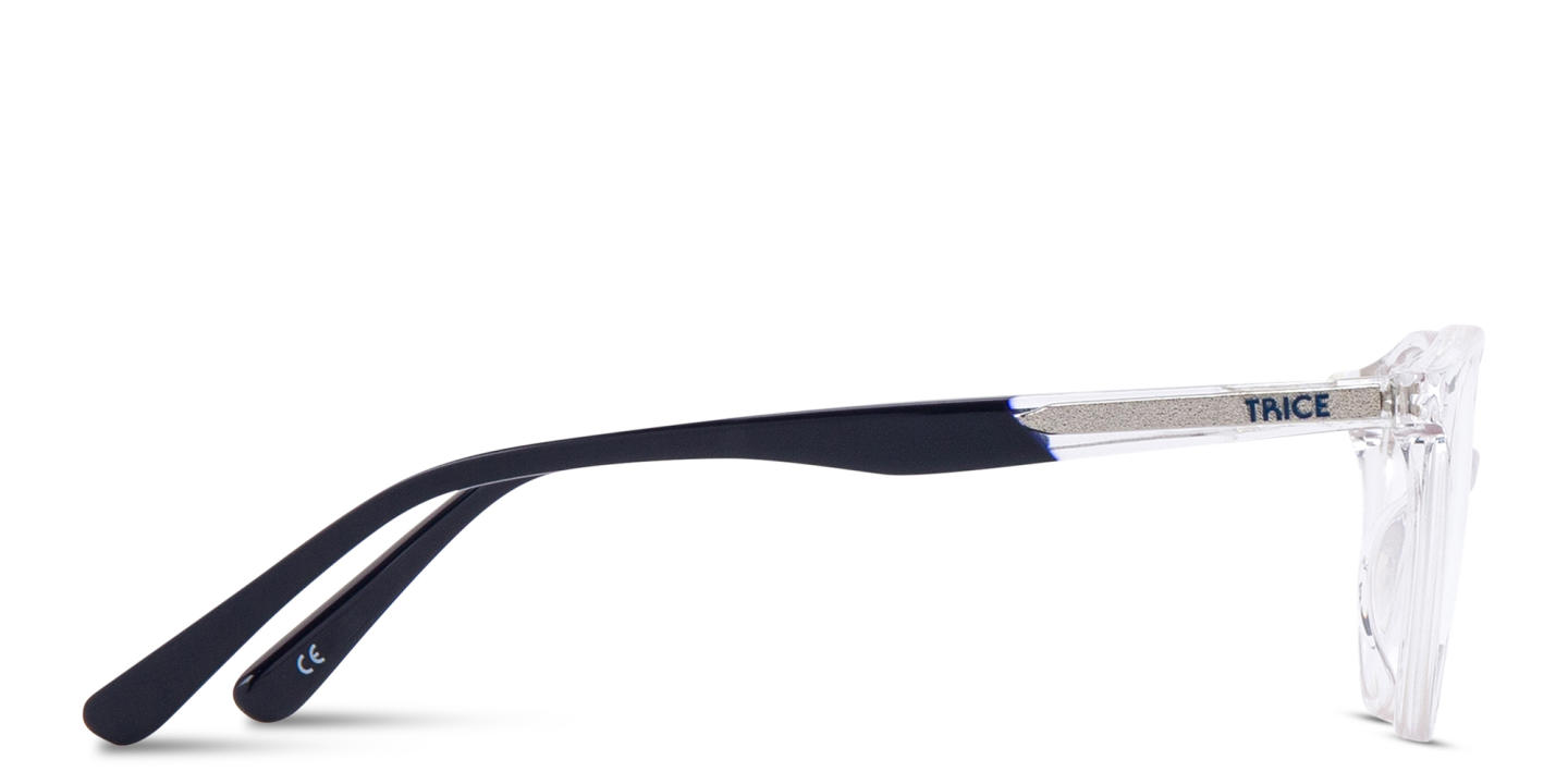 TRICE Kids Round Eyeglasses in Clear – Product Photo 2