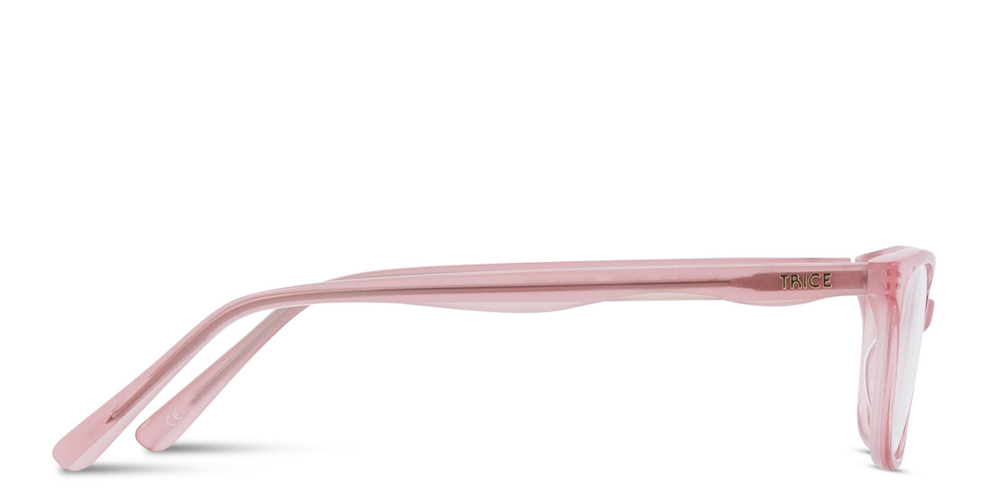 TRICE Kids Cat-Eye Eyeglasses in Transparent Nude – Product Photo 2