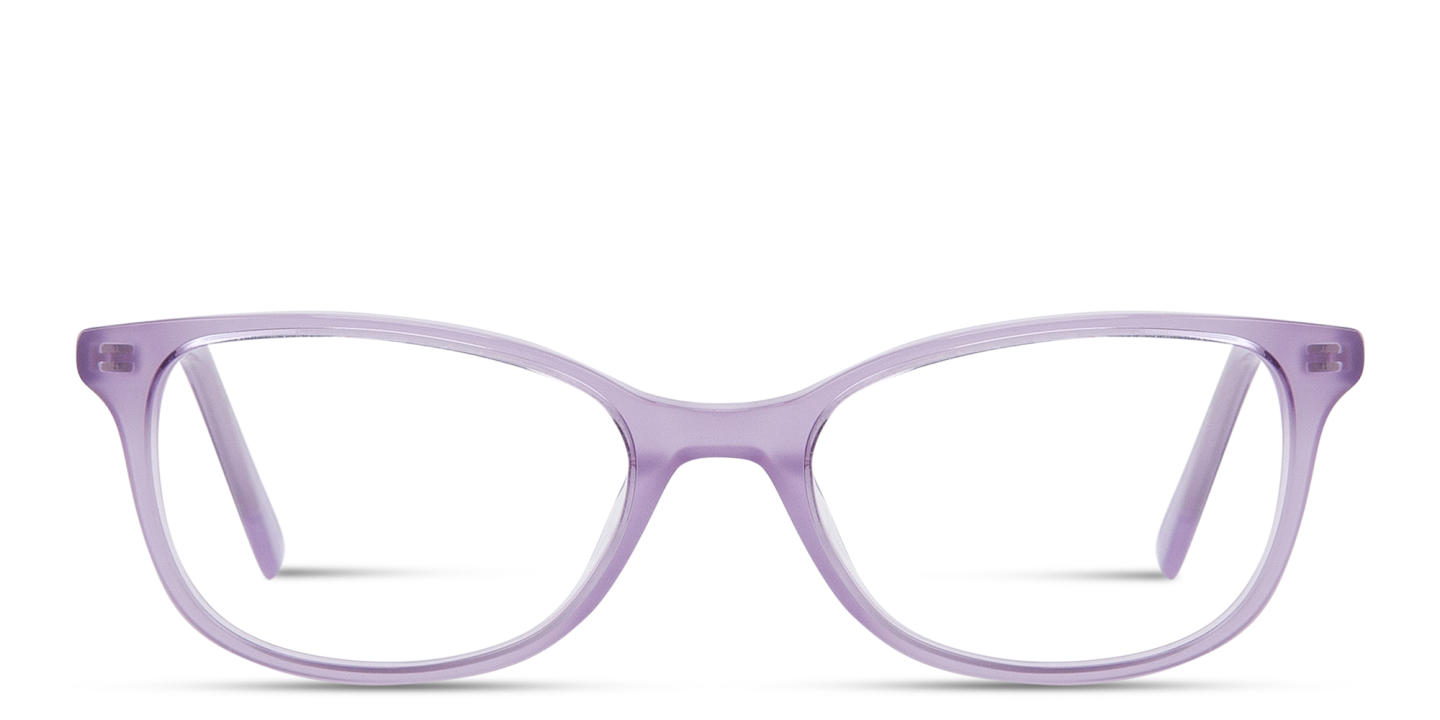TRICE Kids Cat-Eye Eyeglasses in Transparent Purple – Product Photo 0
