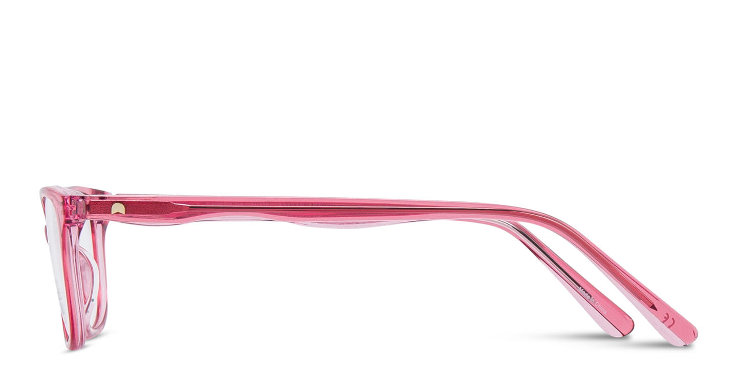TRICE Kids Cat-Eye Eyeglasses in Transparent Pink – Product Photo 3