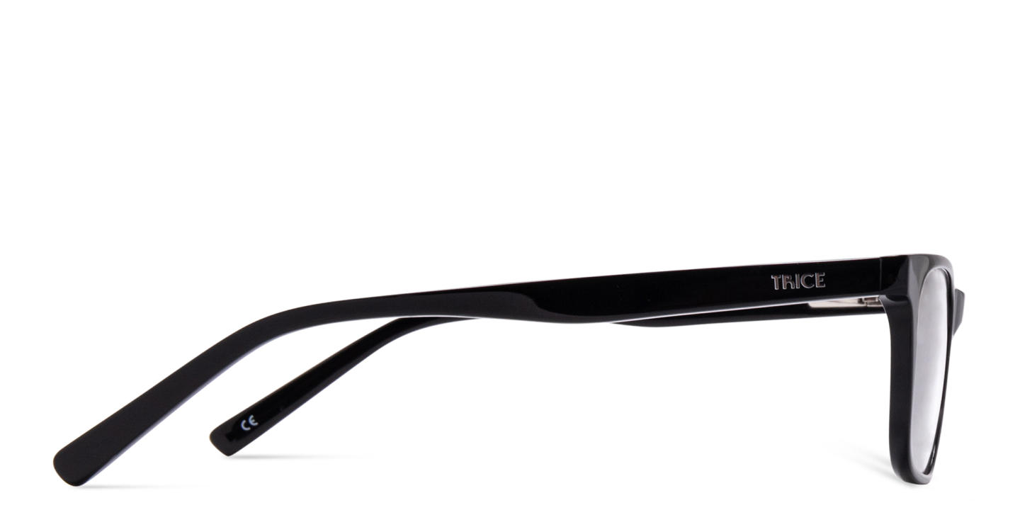 TRICE Kids Rectangle Eyeglasses in Black – Product Photo 2