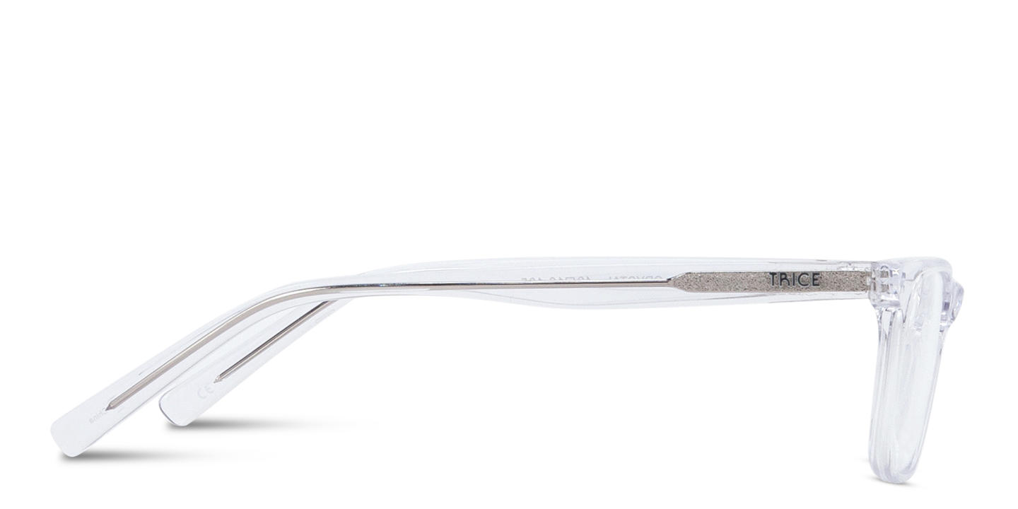 TRICE Kids Rectangle Eyeglasses in Clear – Product Photo 2