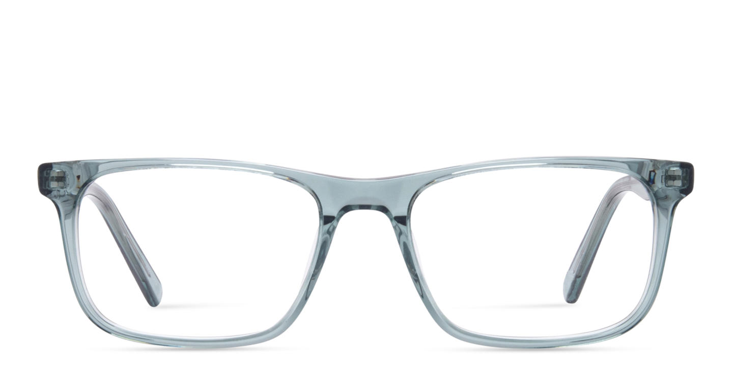 TRICE Kids Rectangle Eyeglasses in Green – Product Photo 0
