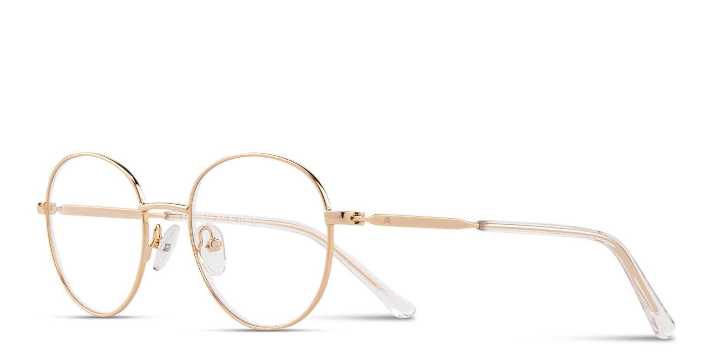 TRICE Kids Panthos Eyeglasses in Gold – Product Photo 1