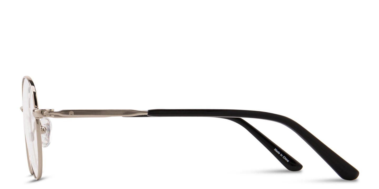 TRICE Kids Panthos Eyeglasses in Silver – Product Photo 3