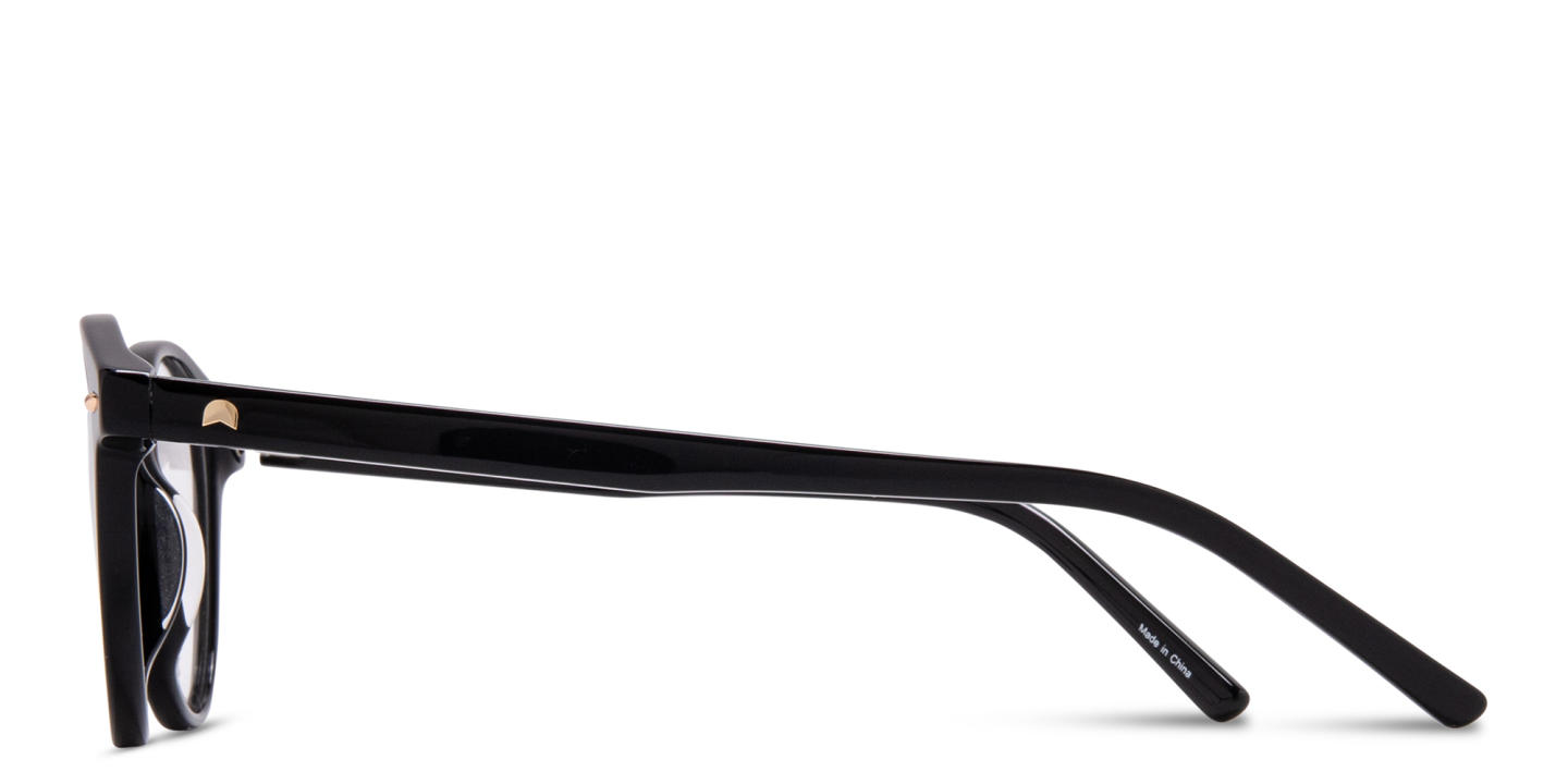 TRICE Kids Round Eyeglasses in Black – Product Photo 3