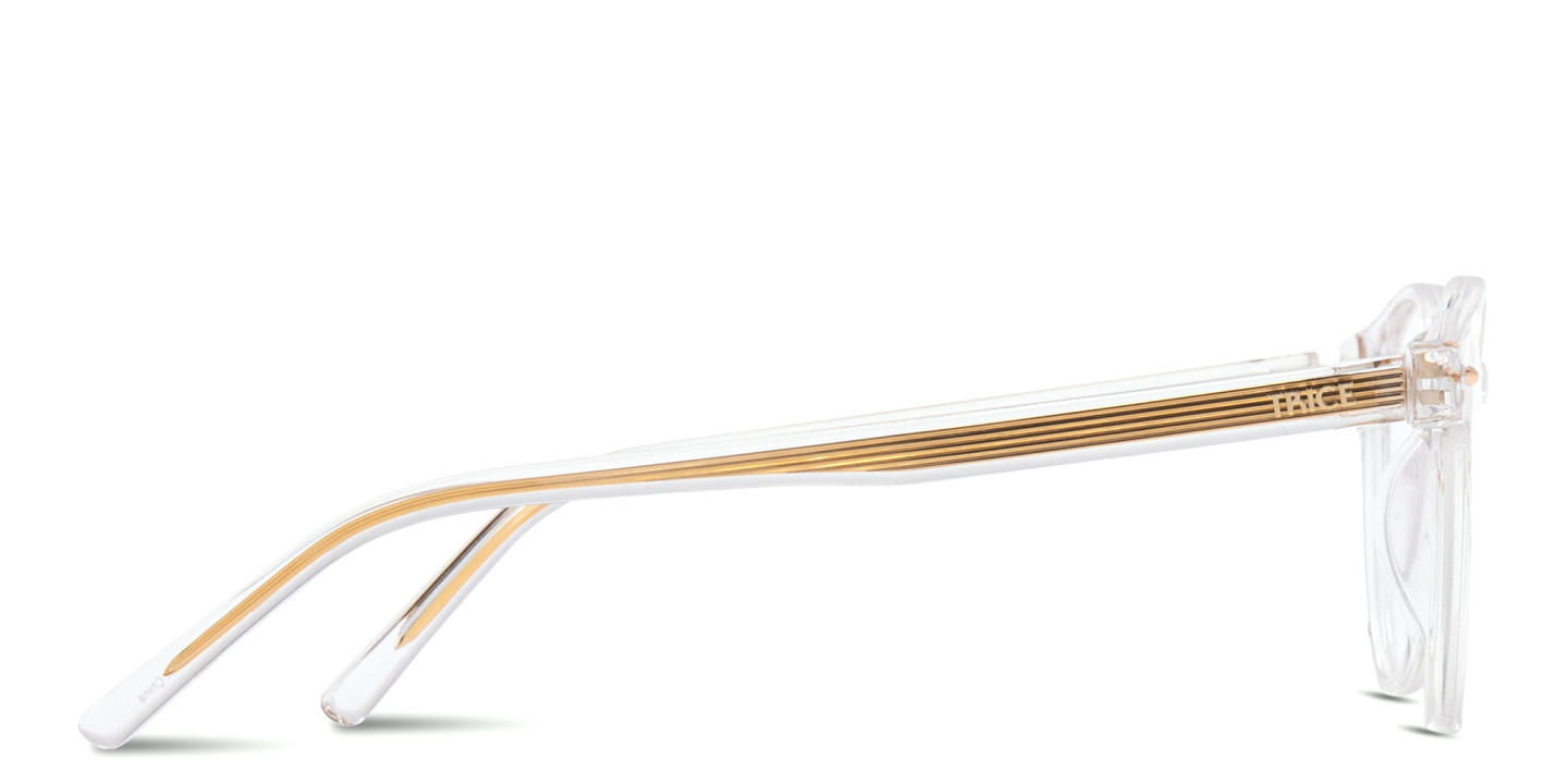 TRICE Kids Round Eyeglasses in Clear – Product Photo 2