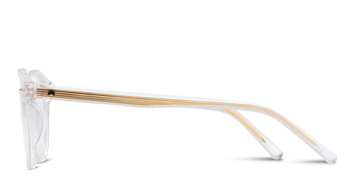 TRICE Kids Round Eyeglasses in Clear – Product Photo 3