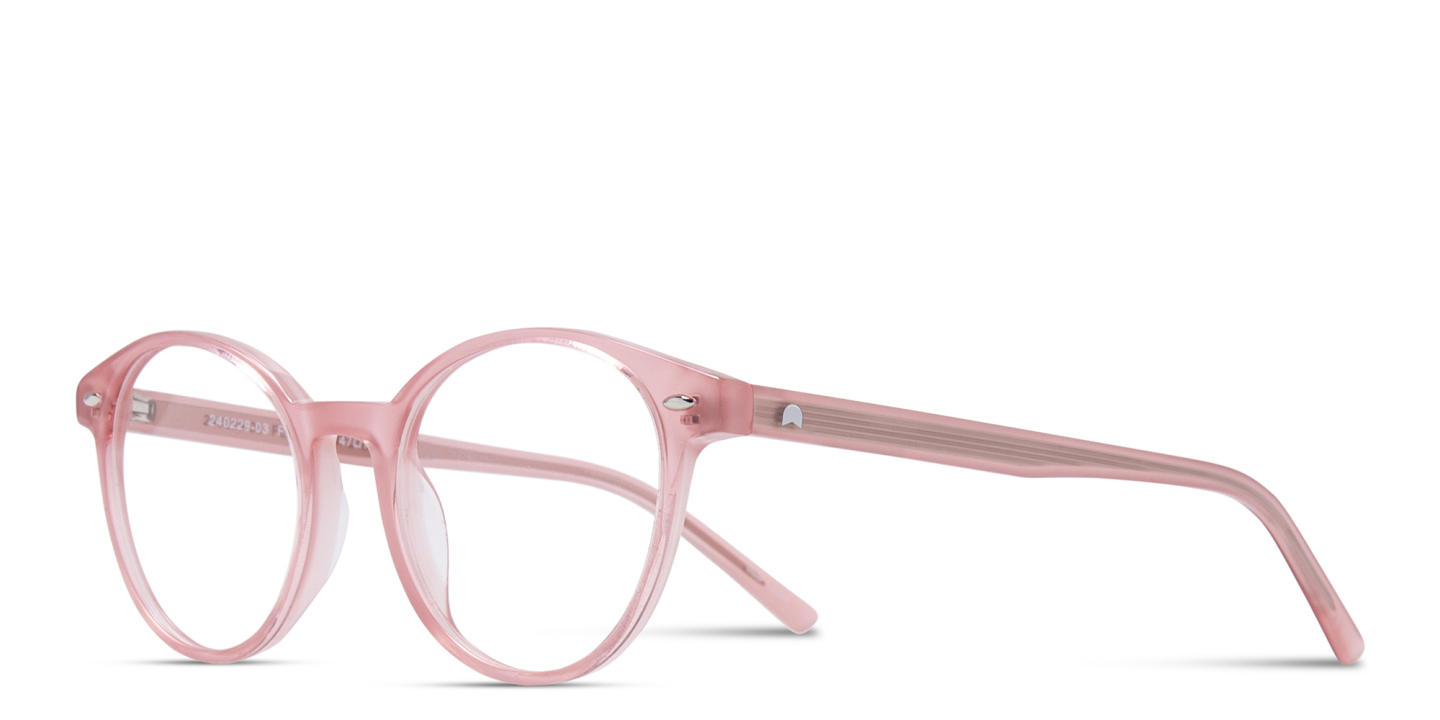 TRICE Kids Round Eyeglasses in Pink – Product Photo 1