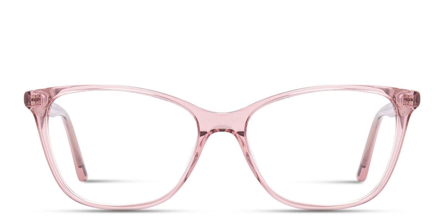 Shop TRICE Kids Square Eyeglasses in Transparent Peach online.