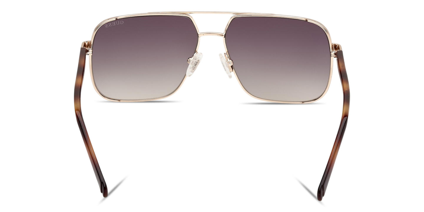 Shop Guess G Logo Aviator Sunglasses in Pale Gold online.