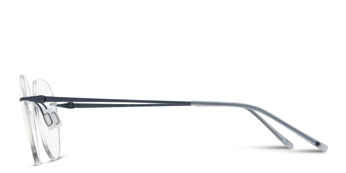 Modo Unisex Rimless Panthos Eyeglasses in Grey – Product Photo 3