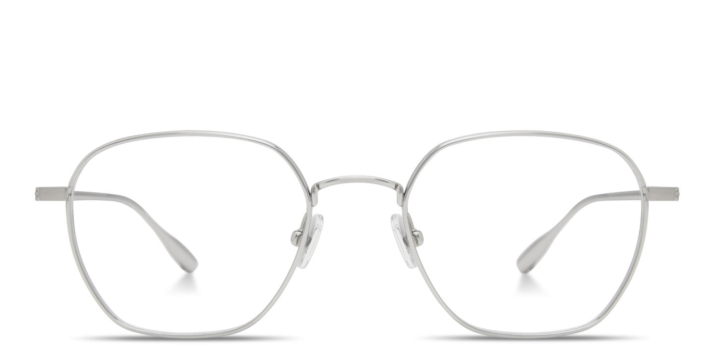 Shop Modo Unisex Square Eyeglasses in Silver online.