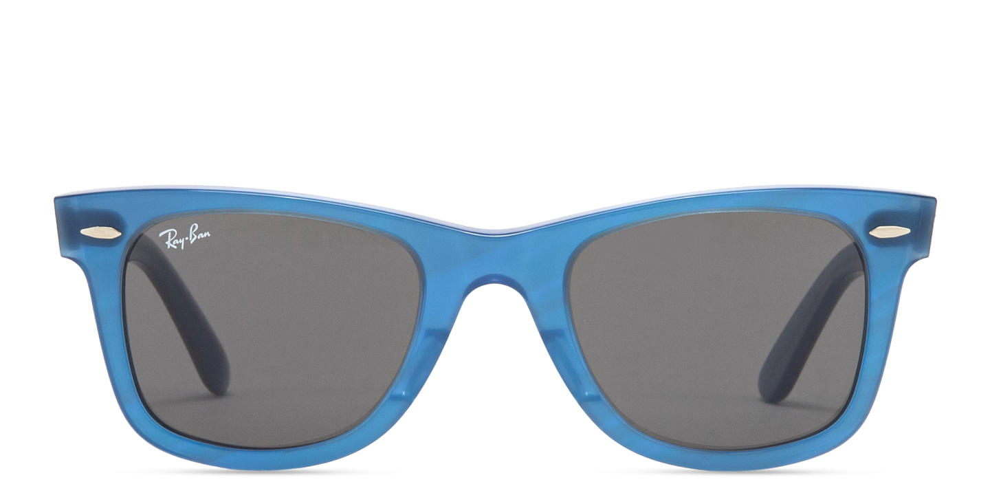 Shop Ray-Ban Original Wayfarer Change Sunglasses in Blue online.