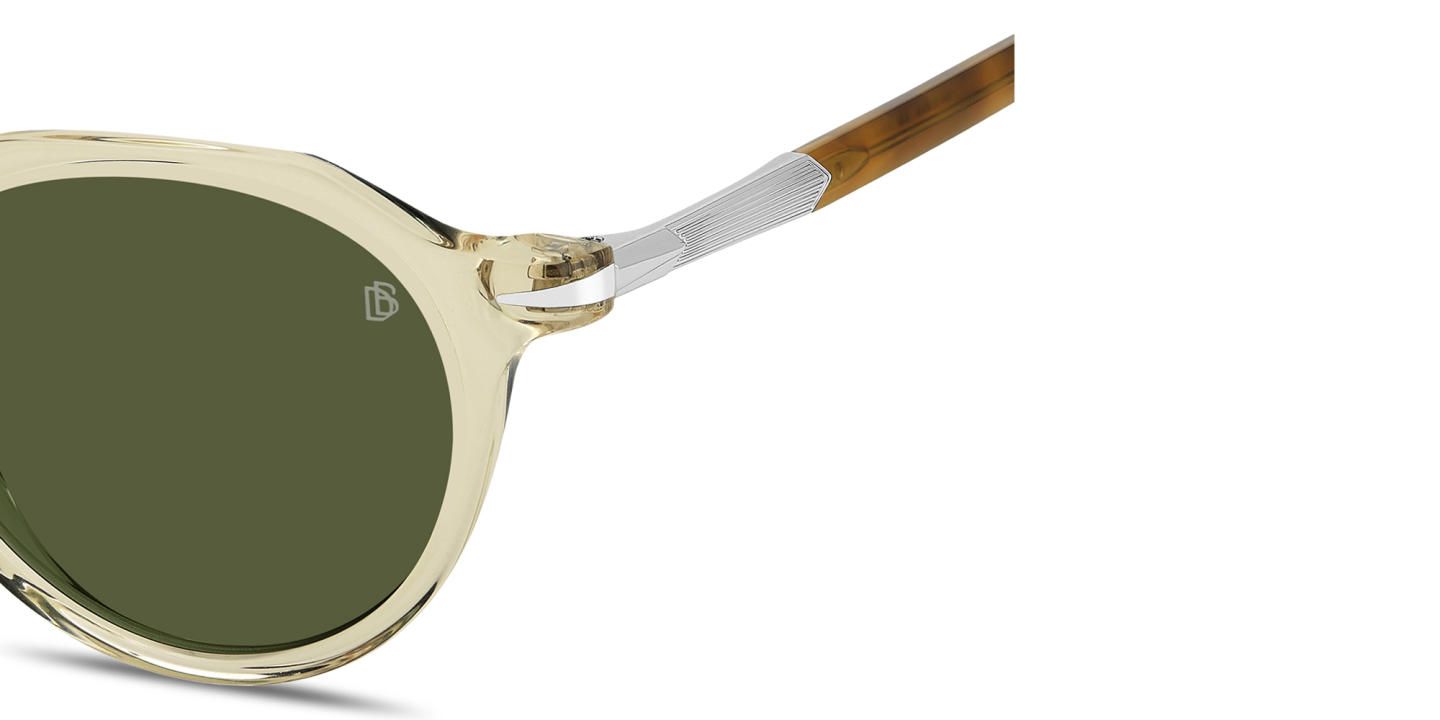 Shop DAVID BECKHAM Talisman Panthos Sunglasses in Yellow online.