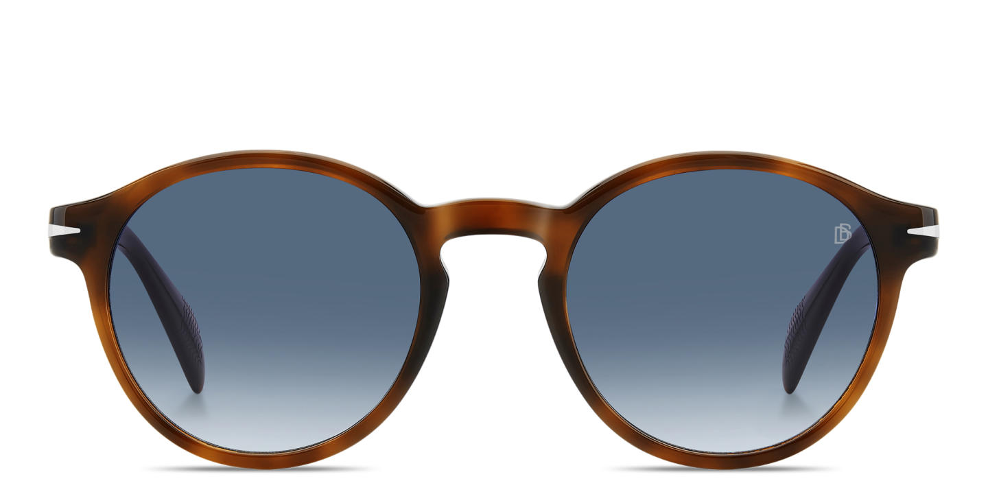 Shop DAVID BECKHAM Talisman Panthos Sunglasses in Brown Havana online.
