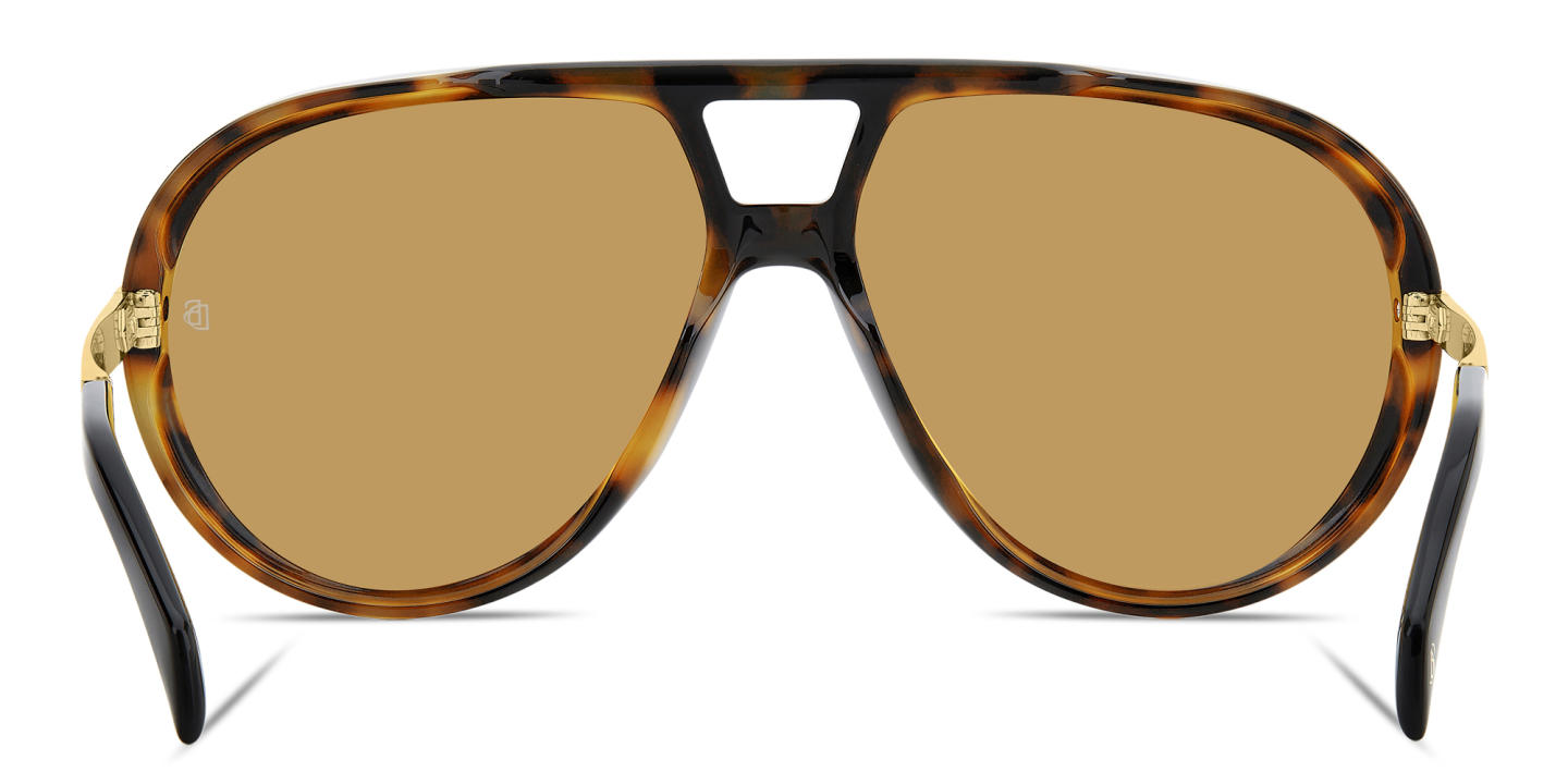 DAVID BECKHAM Talisman Oversized Pilot Sunglasses in Black – Product Photo 2