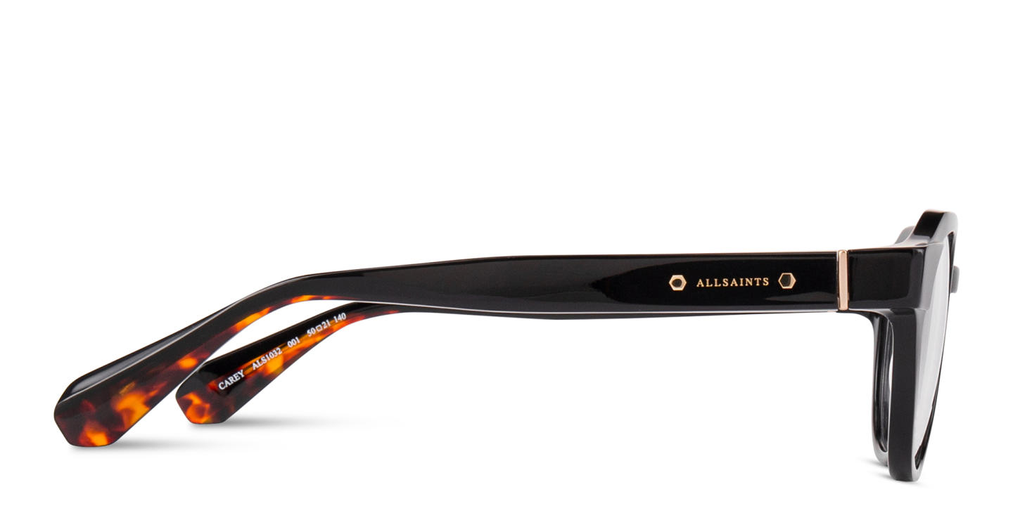 Shop ALL SAINTS Carey Unisex Panthos Eyeglasses in Black online.